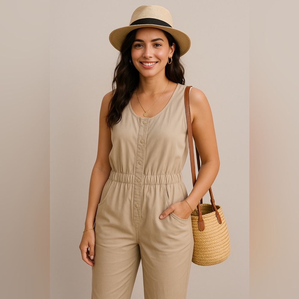 Vintage 1980s Lady Footlocker Jumpsuit